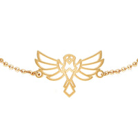 Bracelet Aigle Or Chaîne Zoom