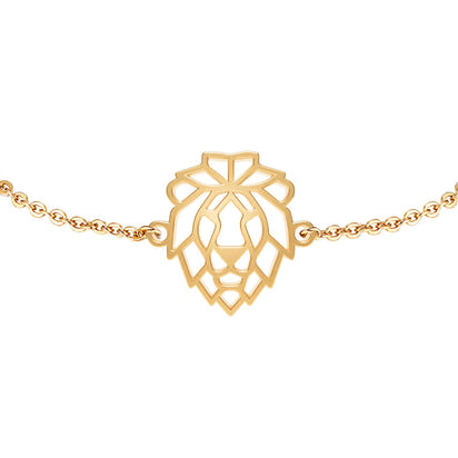 Bracelet Lion Or Chaîne Zoom #Couleur et bracelet_No