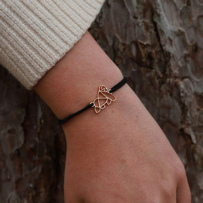 bracelet cordon animal totem gorille