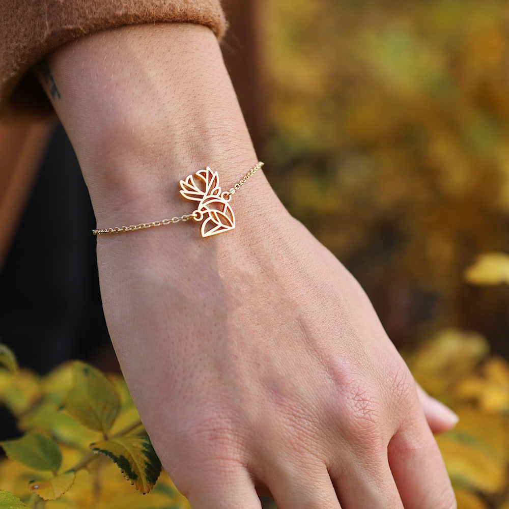 Bracelet Cerf 1 Or Chaîne poignet #Modèle_Modèle 1