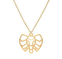 Collier Elephant Or Chaîne Zoom #Couleur et collier_No