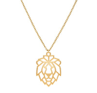 Collier Lion Or Chaîne Zoom #Couleur et collier_No