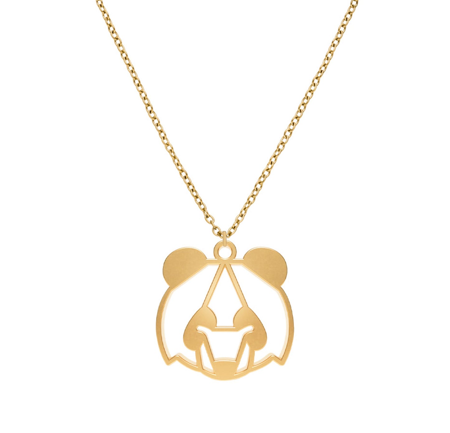 Collier Panda Or Chaîne Zoom #Couleur et collier_No