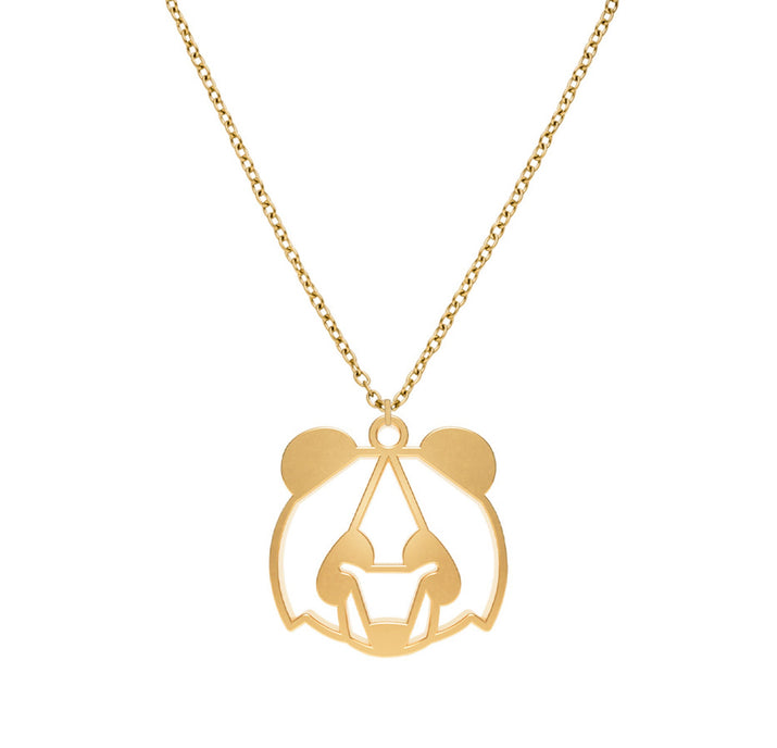 Collier Panda Or Chaîne Zoom #Couleur et collier_No