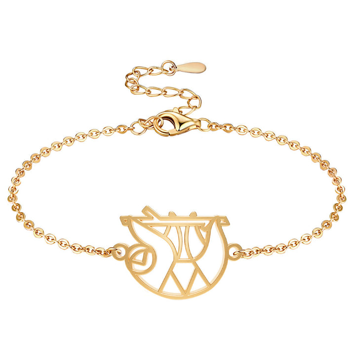 Bracelet Paresseux Or Chaîne  #Couleur et bracelet_Or avec chaîne