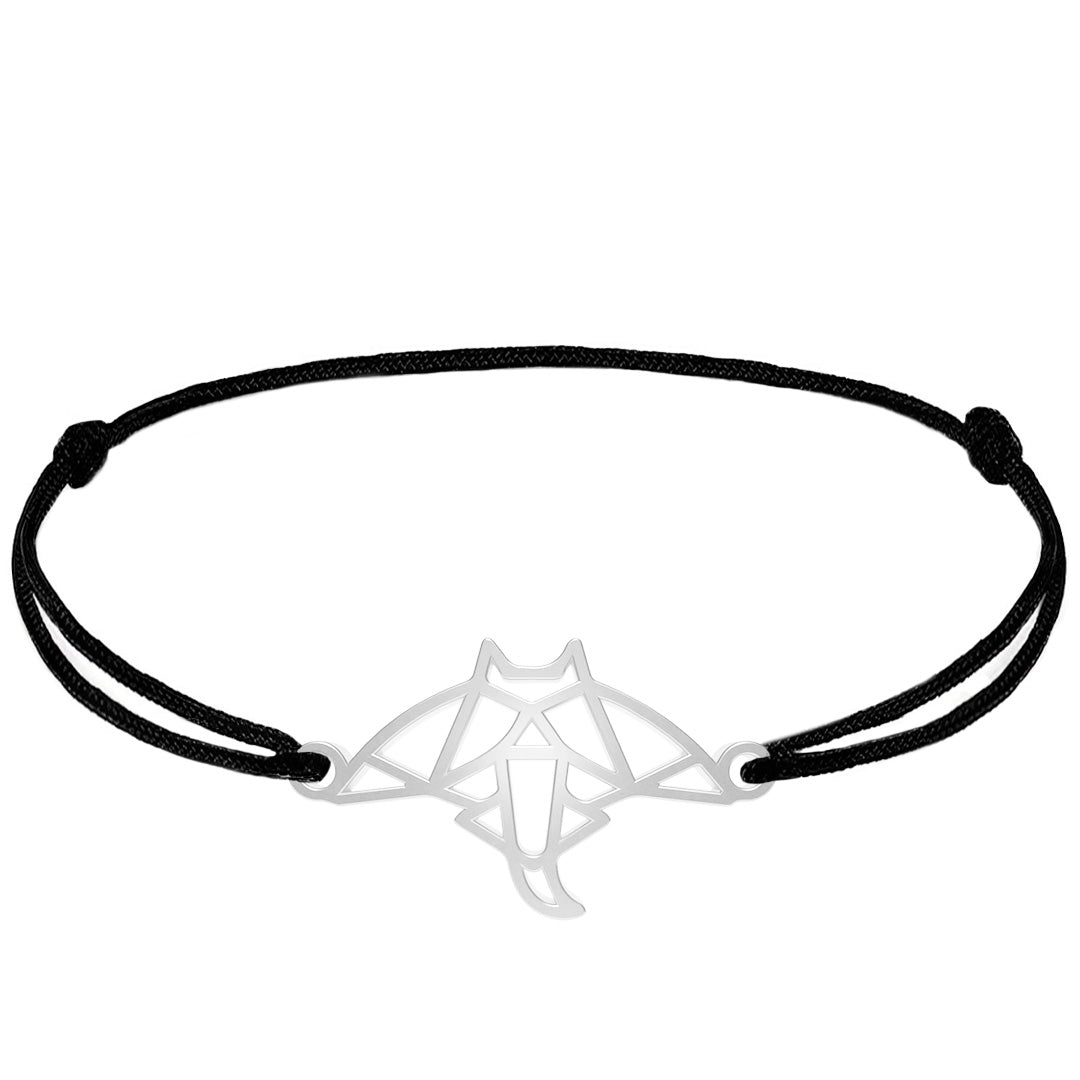 Bracelet Raie 1 argent Cordon #Couleur et bracelet_Argent avec cordon #Modèle_Modèle 1
