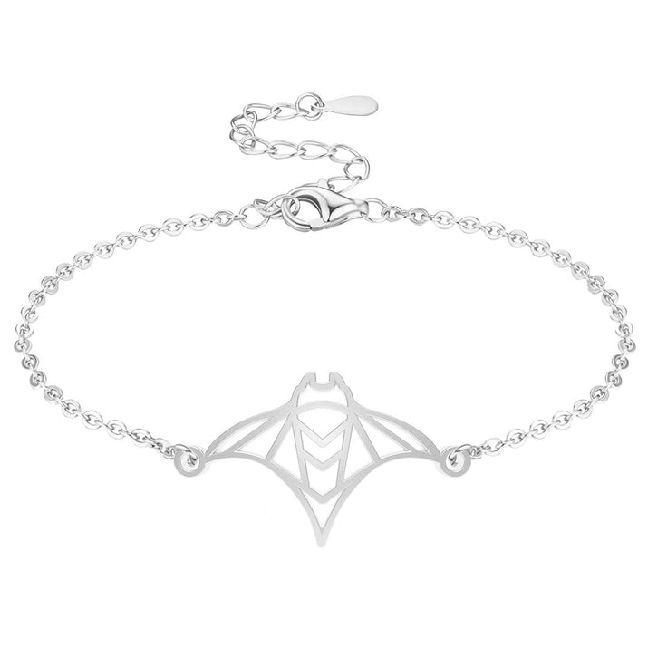 Bracelet Raie 2 Argent Chaîne #Couleur et bracelet_Argent avec chaîne #Modèle_Modèle 2