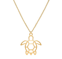 Collier Tortue Or Chaîne Zoom #Couleur et collier_No
